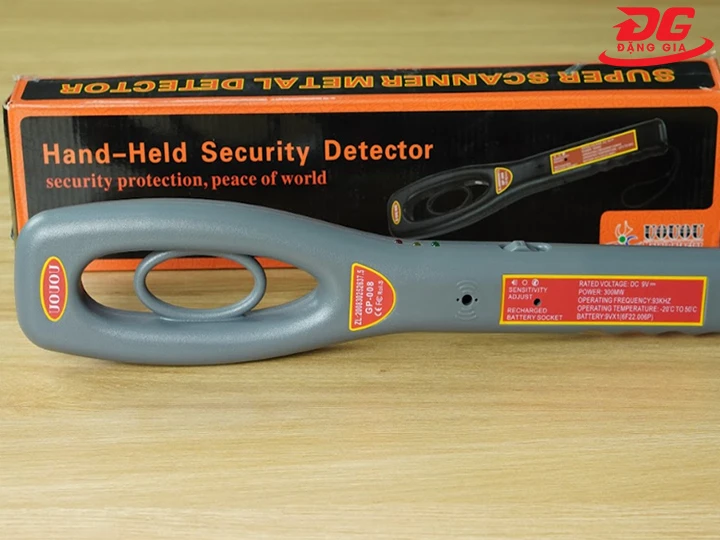 trọng lượng, kích thước của máy dò kim loại