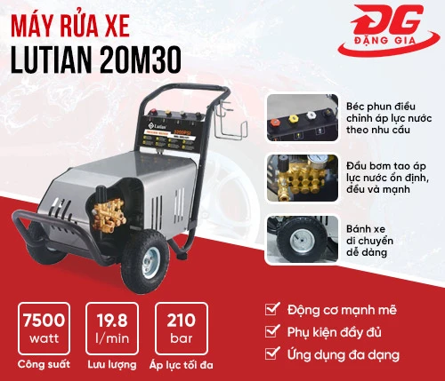 Máy bơm rửa xe áp lực cao LUTIAN 20M30 2