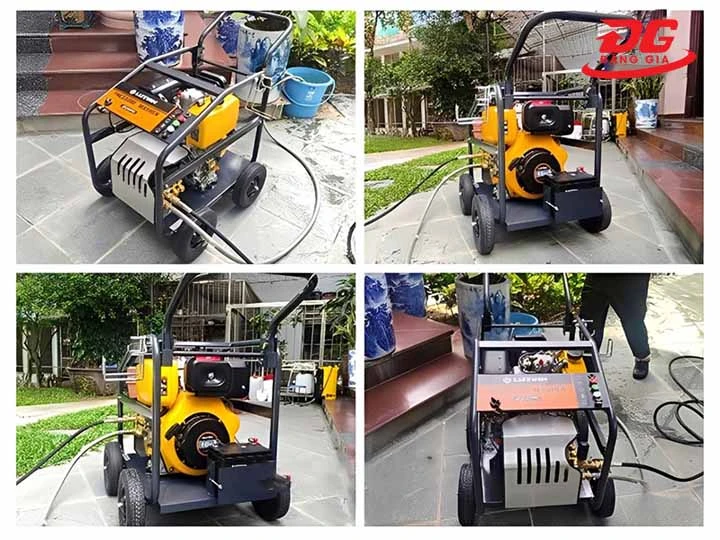 chọn mua máy rửa xe ô tô dầu diesel Lutian 18D35-10A