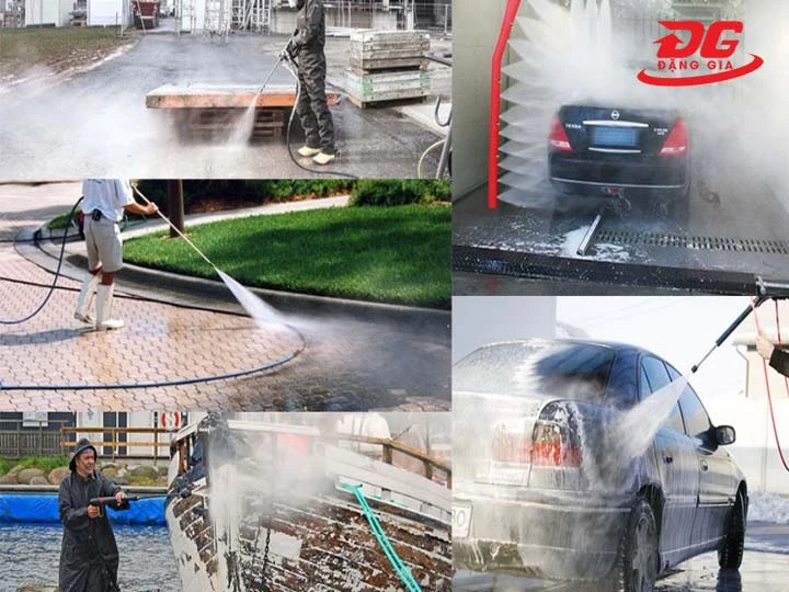 ứng dụng Máy rửa xe áp cao áp LUTIAN 20M30