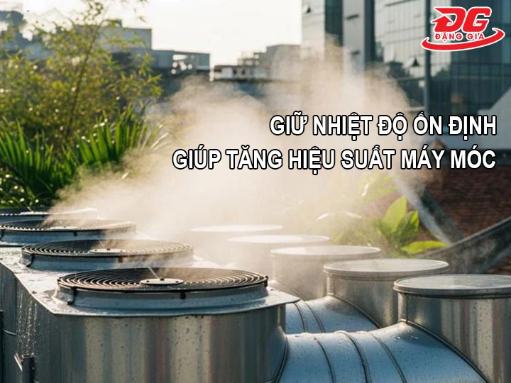 hệ thống làm mát giúp tăng hiệu suất máy móc