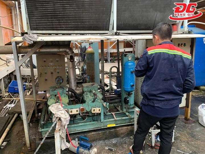 bảo dưỡng hệ thống lạnh 2 cấp nén