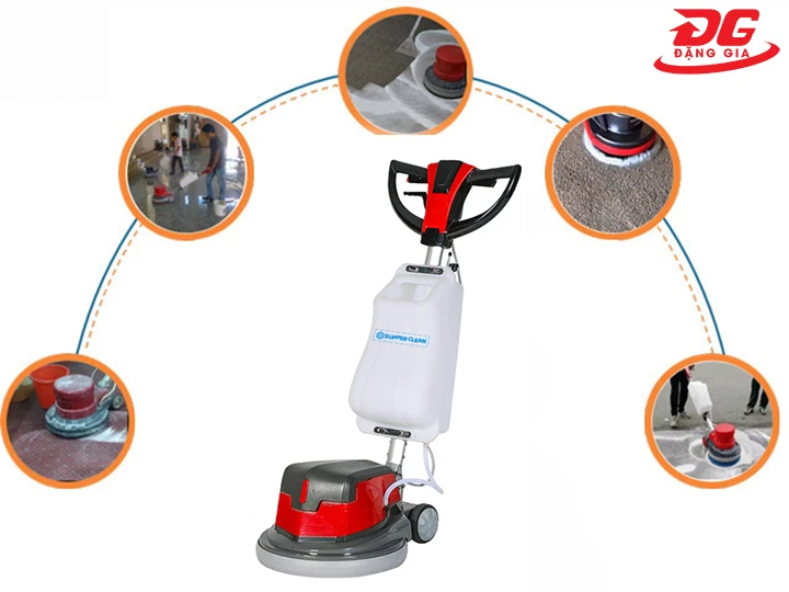 ứng dụng máy chà sàn - thảm công nghiệp Supper Clean SC 1A