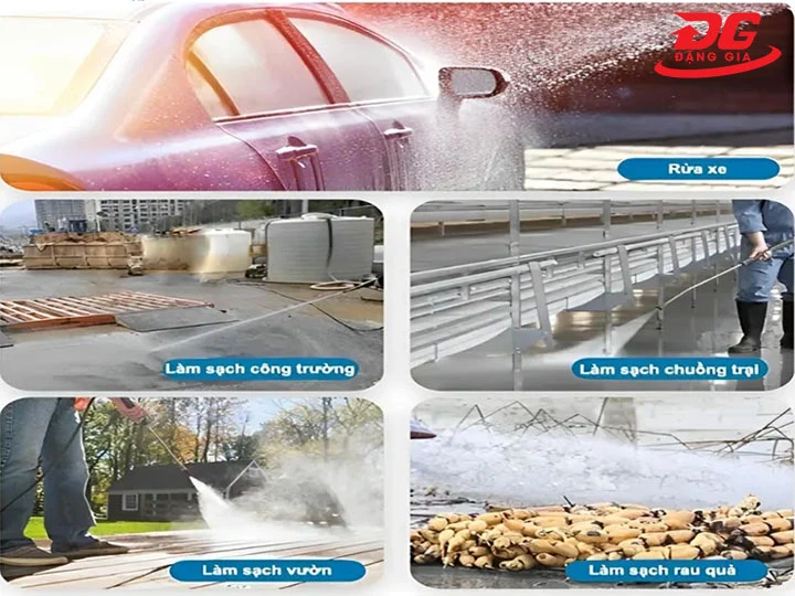 Ứng dụng máy rửa xe Trung Quốc