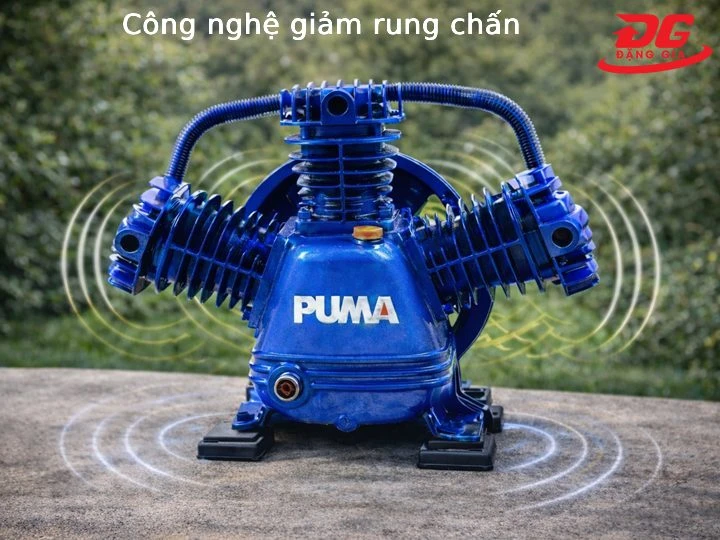 đầu nén khí Puma PX15300 (15HP) được thiết kế giảm rung ồn