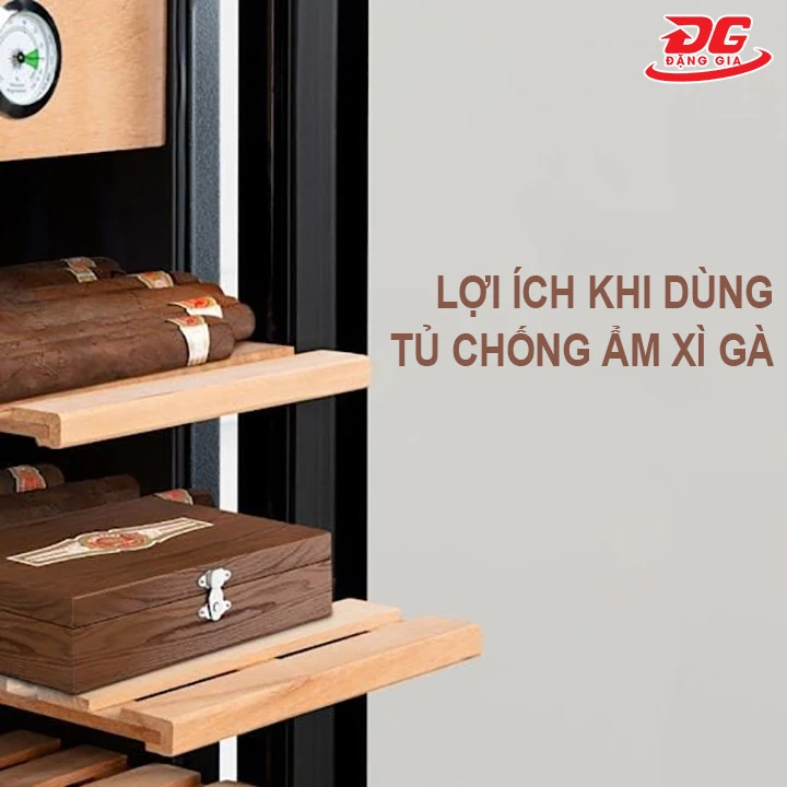 Lợi ích khi dùng tủ chống ẩm xì gà