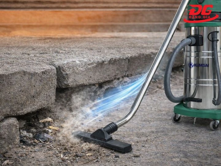 máy hút bụi nhà xưởng 3600W hút sạch bụi rác bẩn