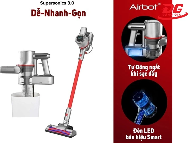 Máy hút bụi Airbot Supersonics 3.0 không dây