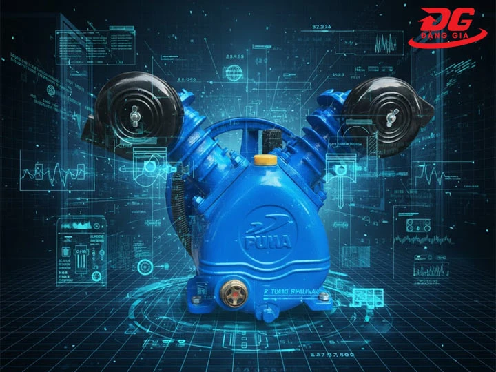 Nguyên lý đầu nén khí Puma Đài Loan PK190