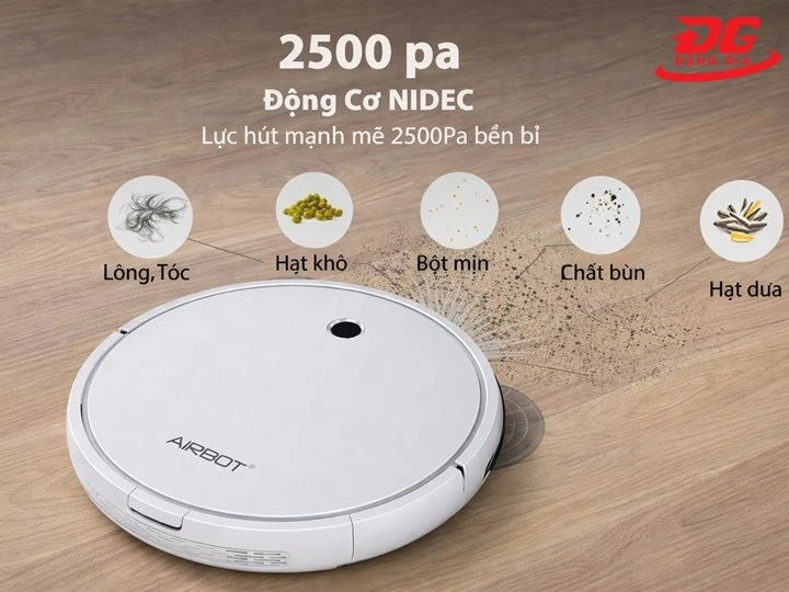 Robot hút bụi Airbot Ousi A500 gọn nhẹ