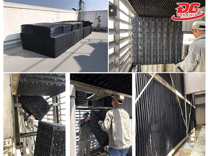 tấm tản nhiệt dùng cho Tháp giải nhiệt MARLEY dễ lắp đặt