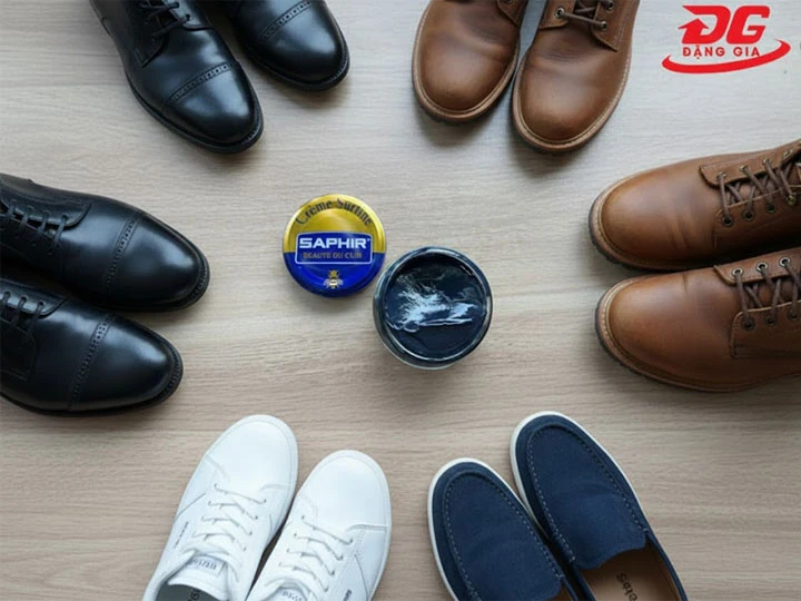 Ứng dụng của xi đánh giày màu xanh Navy