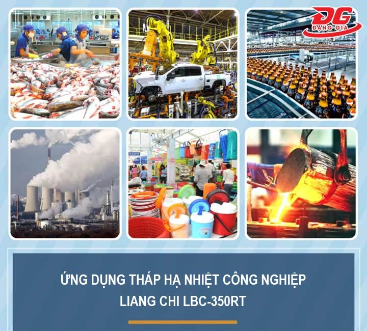 Ứng dụng của tháp hạ nhiệt Liang Chi LBC-350RT