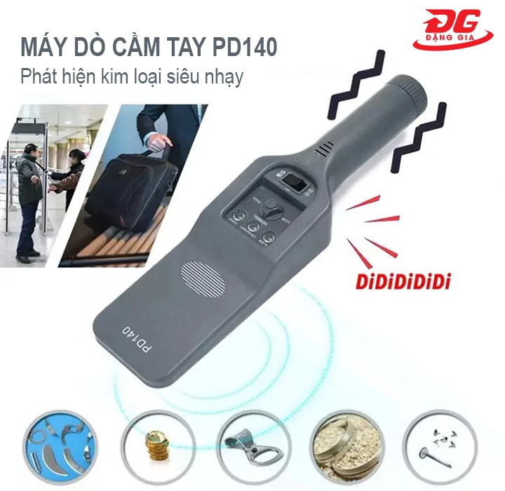 máy dò cầm tay PD140 dò tìm siêu nhanh