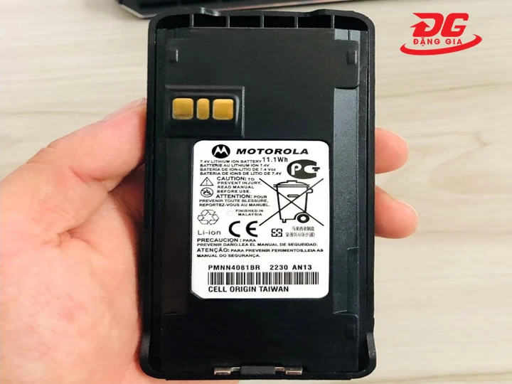 Dung lượng pin máy bộ đàm Motorola CP 1300 PMNN4081A