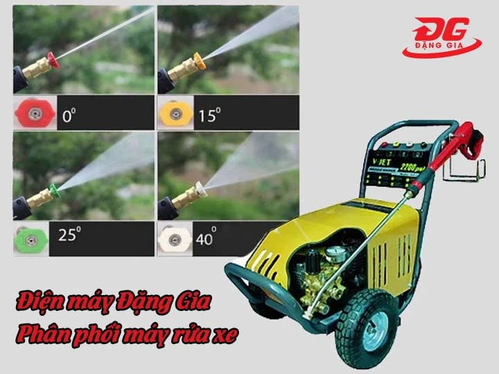 Máy rửa xe cao áp V-JET VJ 120/3.0 chính hãng