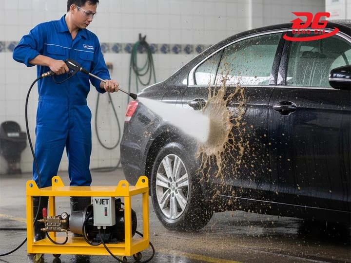 máy xịt rửa xe cao áp V-JET 500/21 áp lực cao