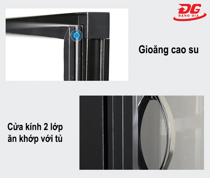 kính 2 lớp của tủ chống ẩm Andbon AB-88L