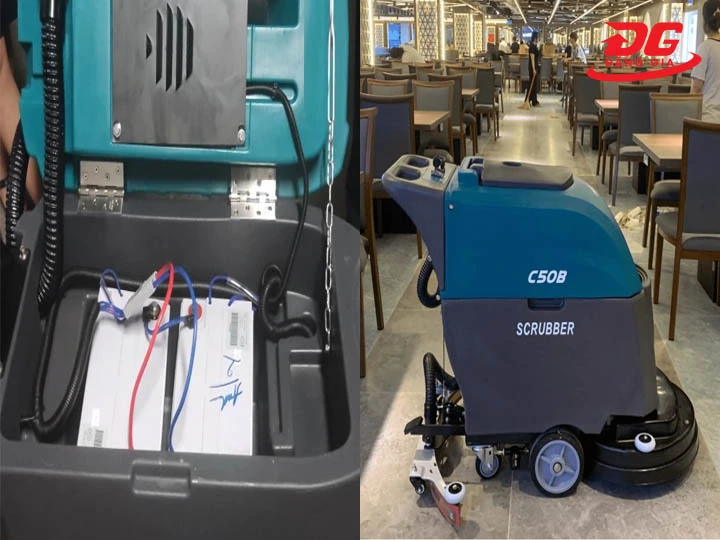 quy trình sử dụng máy chà sàn Clepro C50B