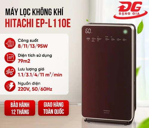 Máy lọc không khí và tạo ẩm Hitachi EP-L110E 2