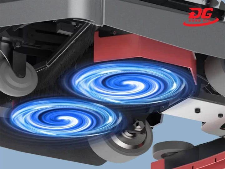 robot chà sàn Kumisai KMS 501 vận hành êm