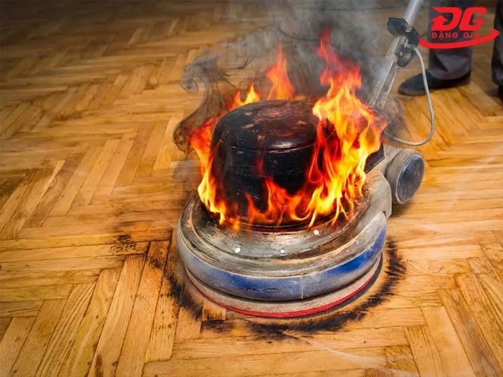 sửa máy chà sàn bị nóng