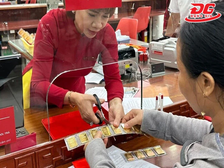 gửi vàng tại ngân hàng