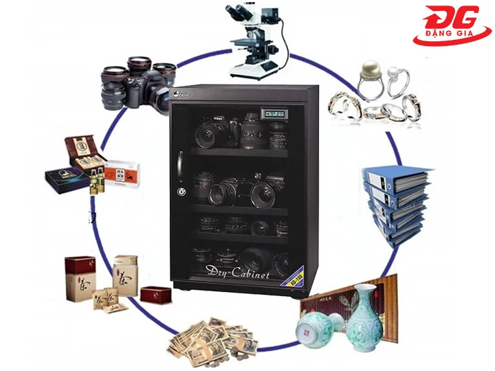 ứng dụng của tủ chống ẩm 100 lít