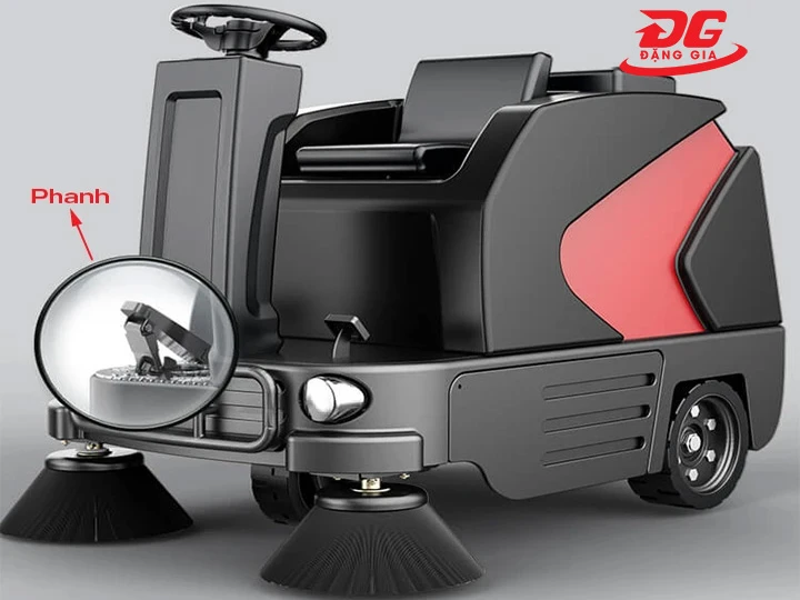 Thiết kế ngồi lái xe quét rác ngồi lái Kumisai KMS-S6