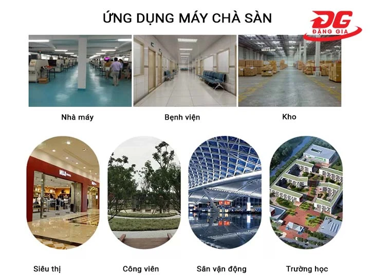 ứng dụng máy chà sàn Fiorentini
