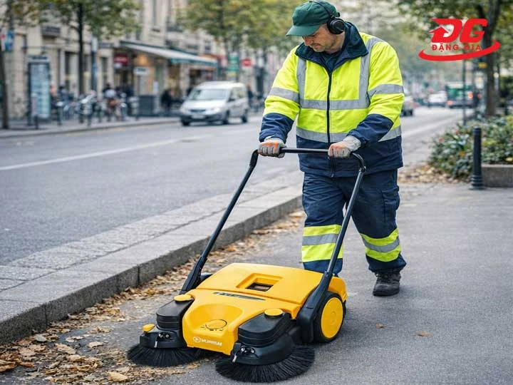 Xe quét rác chạy acquy Kumisai KMS 780E giá bao nhiêu?