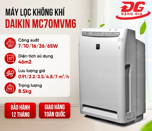 Máy lọc không khí Daikin MC70MVM6 2