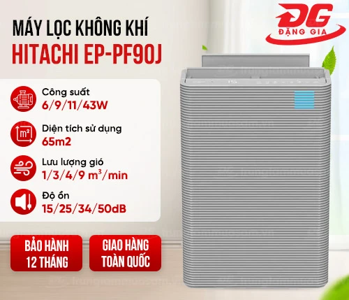 Máy lọc không khí Hitachi EP-PF90J 2