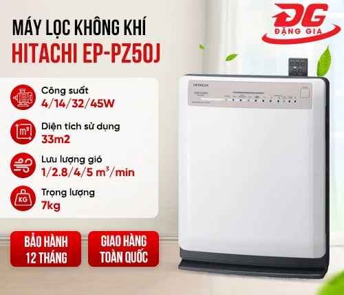 Máy lọc không khí Hitachi EP-PZ50J 2