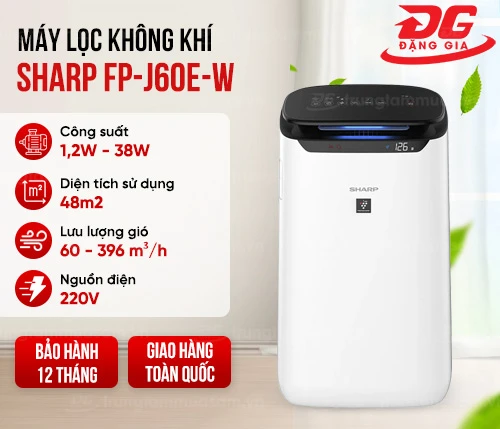 Máy lọc không khí Sharp FP-J60E-W 2