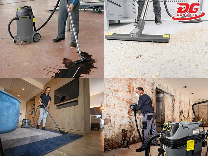 chức năng của máy hút bụi công nghiệp Karcher