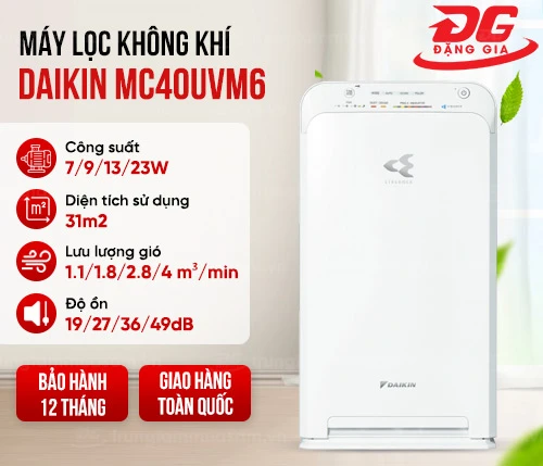 Máy lọc không khí Daikin MC40UVM6 2