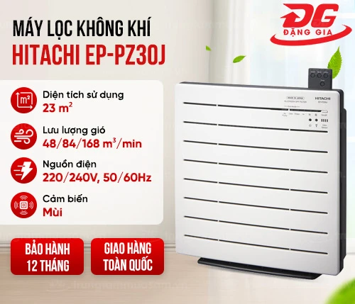 Máy lọc không khí Hitachi EP-PZ30J 2