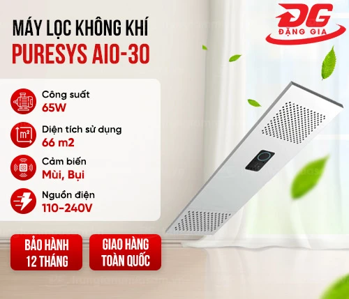 Máy lọc không khí và tiệt trùng PureSys AIO-30 2