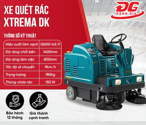 Xe quét rác ngồi lái XTREMA DK 2