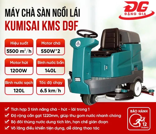 Máy chà sàn ngồi lái Kumisai KMS D9F 2
