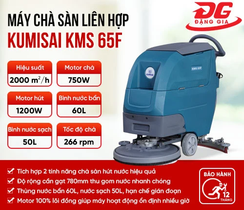 Máy chà sàn liên hợp Kumisai KMS 65F 2