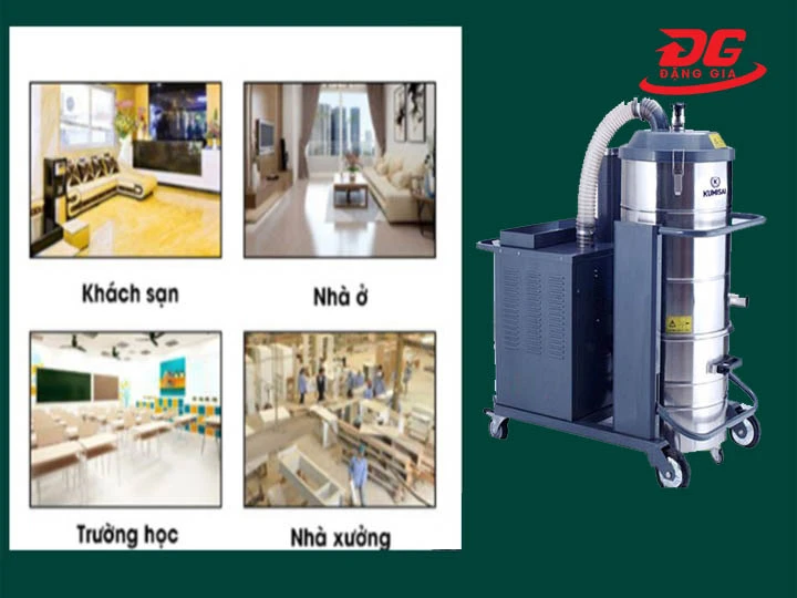 ứng dụng Máy hút bụi Kumisai KMS 75VZ