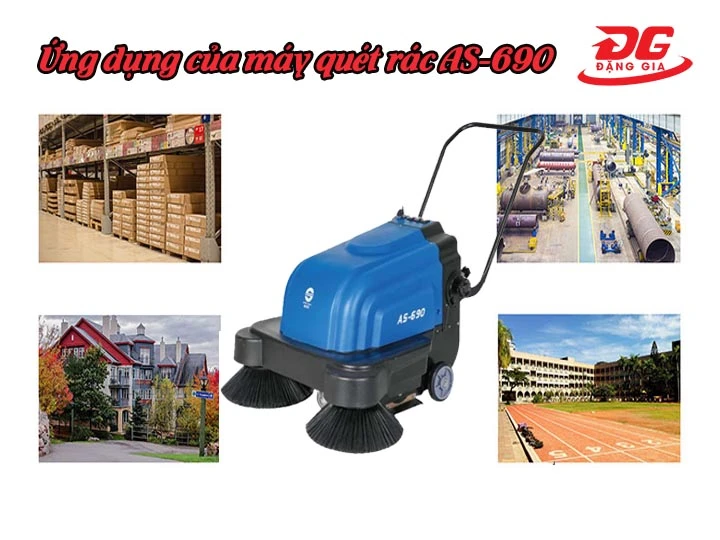 Ứng dụng đa dạng của máy quét rác AS-690