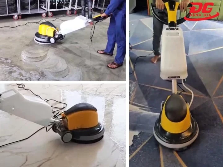 Bình đựng hóa chất máy chà sàn đảm bảo an toàn