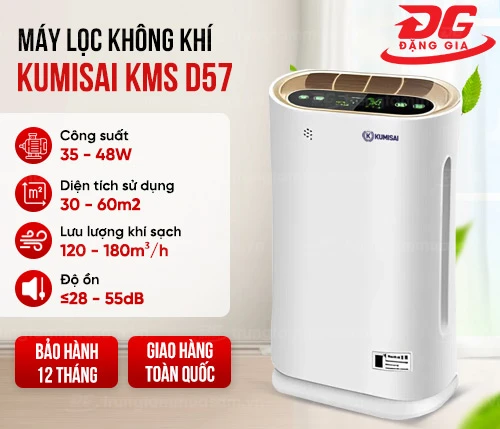 Máy lọc không khí Kumisai KMS D57 2