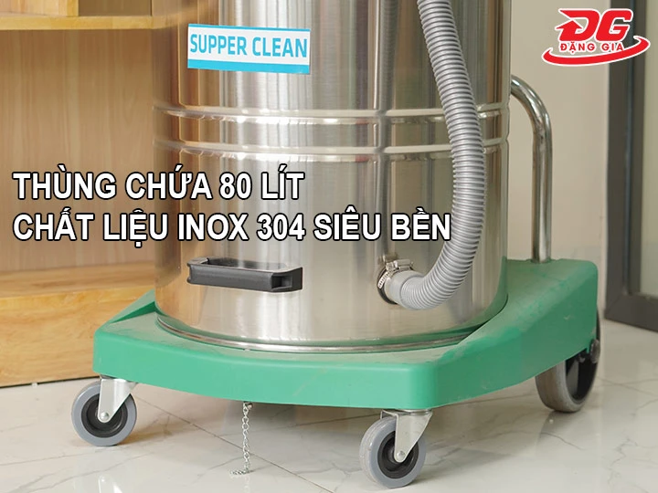 Thùng chứa dung tích lớn, chất liệu inox siêu bền