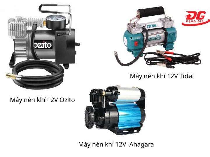 Một số thương hiệu máy nén khí 12V uy tín