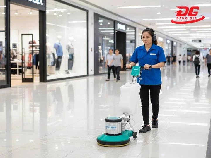 vai trò Bình đựng hóa chất máy chà sàn