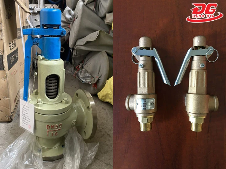 Phân loại van an toàn máy nén khí theo kiểu nối